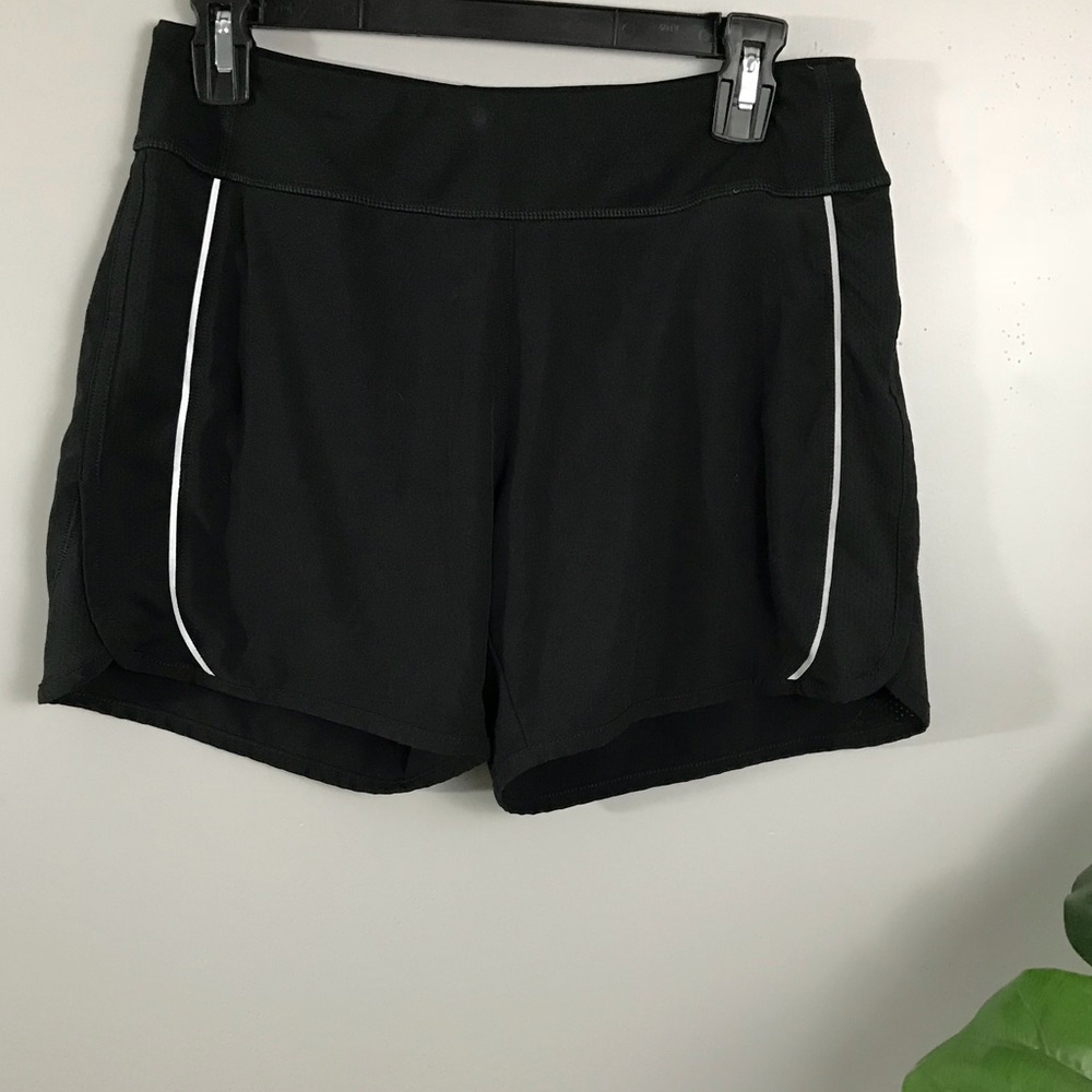 💲LUCY Flex Black Stripe Small Yoga Spandex Shorts